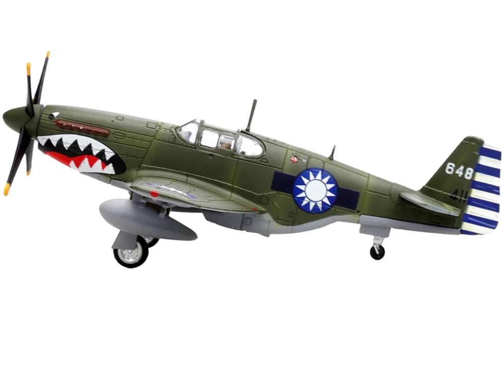 North American P-51C Mustang Aircraft "648, No.32 Squadron" (1945) Chinese Air Force 1/72 Diecast Model Airplane by Legion