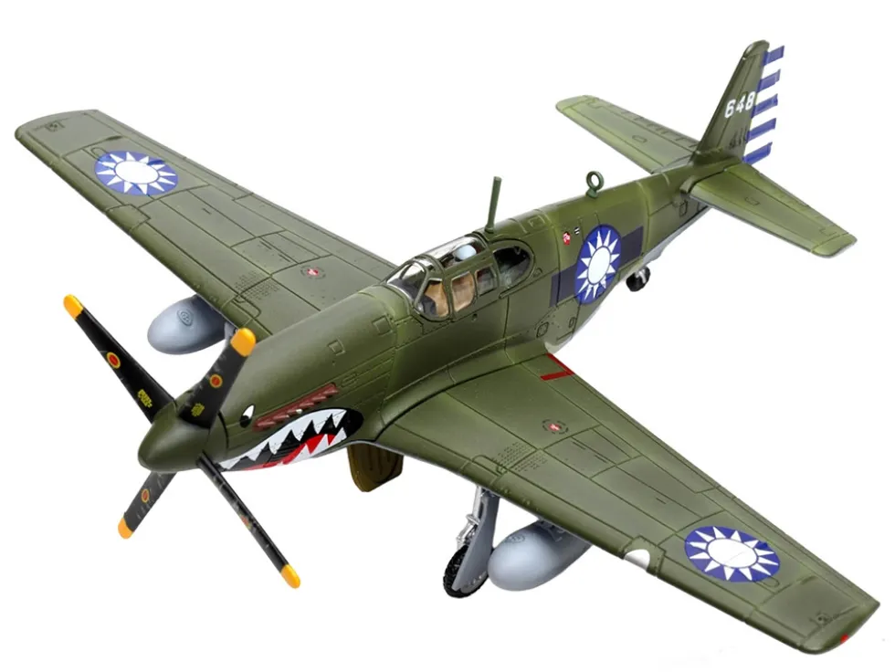 North American P-51C Mustang Aircraft "648, No.32 Squadron" (1945) Chinese Air Force 1/72 Diecast Model Airplane by Legion