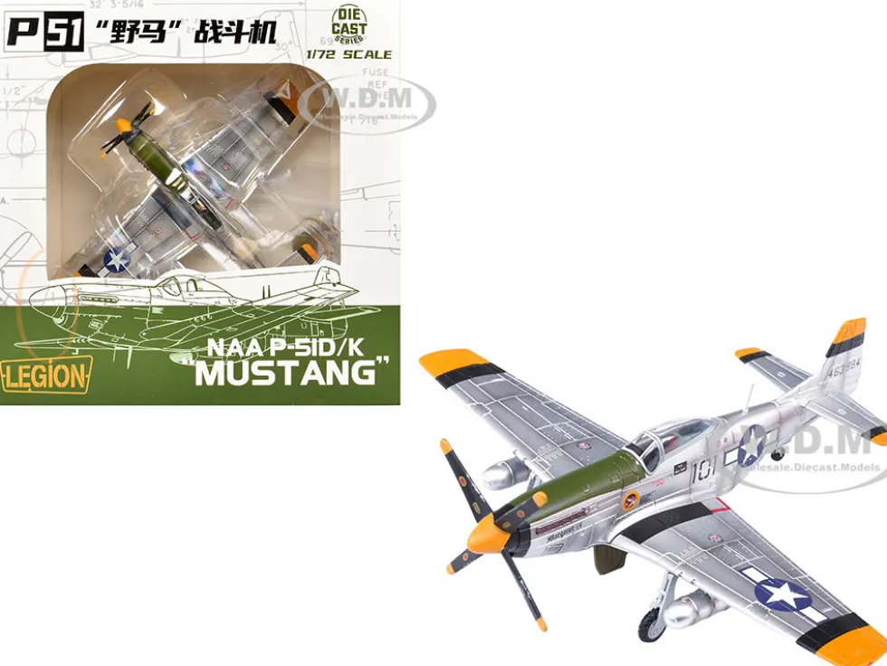 North American P-51D Mustang Aircraft "Margaret IV, James Tapp, 78th Fighter Squadron, 15th Fighter Group, Twentieth Air Force, Iwo Jima" (1945) United States Army Air Forces 1/72 Diecast Model Airplane by Legion