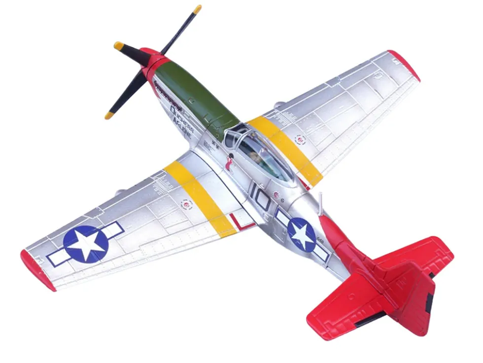 North American P-51D Mustang Aircraft "Duchess Arlene, Robert Williams, 100th Fighter Squadron, 332nd Fighter Group, Tuskegee Airmen, Fifteenth Air Force, Italy" (1944) United States Army Air Forces 1/72 Diecast Model Airplane by Legion