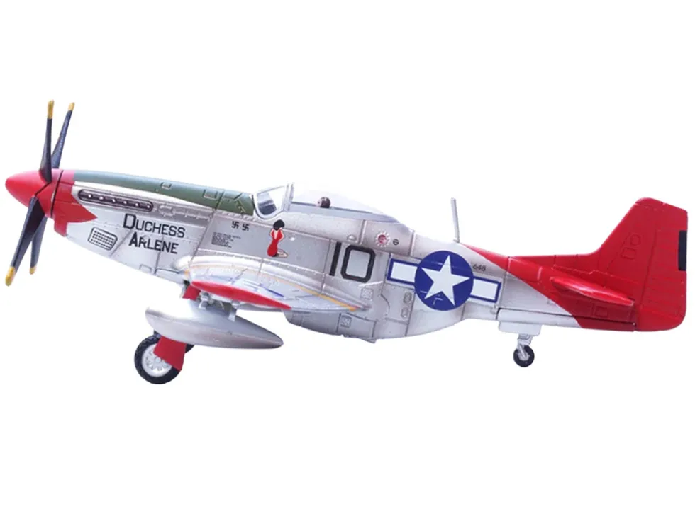 North American P-51D Mustang Aircraft "Duchess Arlene, Robert Williams, 100th Fighter Squadron, 332nd Fighter Group, Tuskegee Airmen, Fifteenth Air Force, Italy" (1944) United States Army Air Forces 1/72 Diecast Model Airplane by Legion