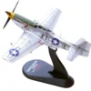 North American P-51D Mustang Aircraft "Feeble Eagle, 18.5-victory Ace Glenn Eagleston, 353rd Fighter Squadron, 354th Fighter Group, Ninth Air Force" (1945) United States Army Air Forces 1/72 Diecast Model Airplane by Legion