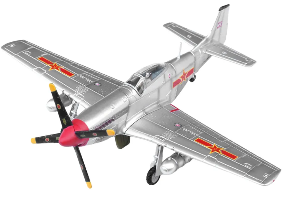 North American P-51D Mustang Aircraft "Captured from Chinese Nationalist Forces, Chinese People's Revolution Military Museum" People's Liberation Army Air Force 1/72 Diecast Model Airplane by Legion