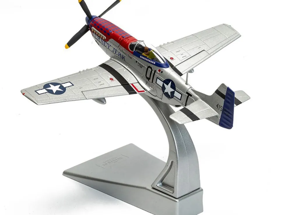 North American P-51D Mustang Aircraft "Jersey Jerk, 361st Fighter Squadron, Martlesham Heath" United States Army Air Forces "The Aviation Archive" Series 1/72 Diecast Model by Corgi