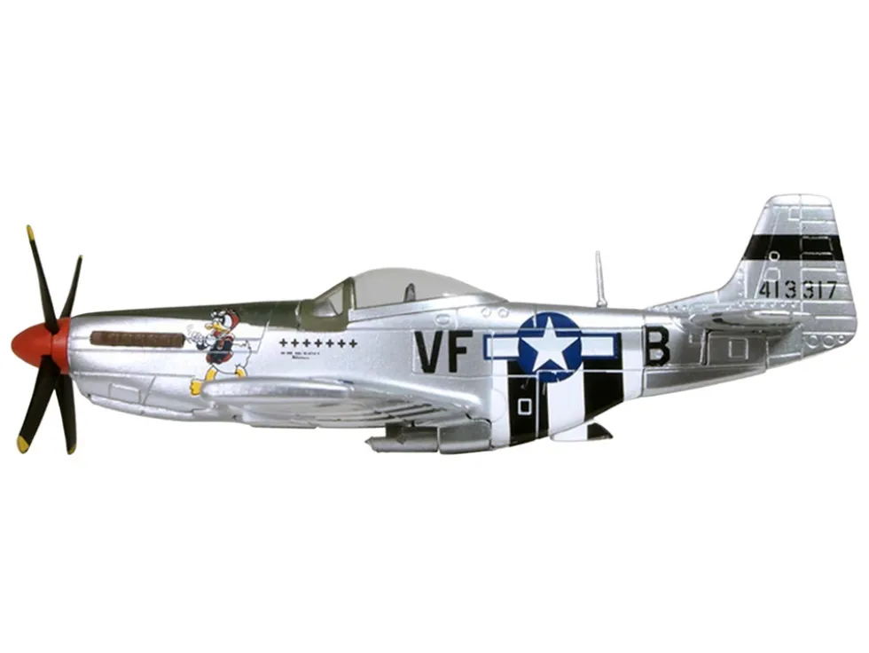 North American P-51D Mustang Fighter Aircraft "Captain Donald Emerson, 336th Fighter Squadron, 4th Fighter Group, 8th AF, Debden, England" (1944) United States Army Air Forces "Oxford Aviation" Series 1/72 Diecast Model Airplane by Oxford Diecast