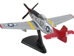 North American P 51D Mustang Fighter Aircraft #62 Bunny United States Army Air Force 1/100 Diecast Model Airplane GeminiJets PS5342-11