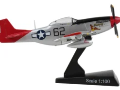 North American P 51D Mustang Fighter Aircraft #62 Bunny United States Army Air Force 1/100 Diecast Model Airplane GeminiJets PS5342-11