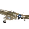 North American P 51D Mustang Fighter Aircraft Captain Clarence E Anderson 363rd FS 357th FG Old Crow 1944 United States Air Force 1/72 Diecast Model JC Wings JCW-72-P51-004