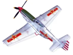 North American P-51K Mustang Aircraft "Captured from Chinese Nationalist Forces, Chinese People's Revolution Military Museum" (1949) People's Liberation Army Air Force 1/72 Diecast Model Airplane by Legion