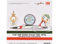 Northrop F-5E Tiger II Aircraft "#1-8, 3-7099, IIAF Golden Crown" Imperial Iranian Air Force "Air Power Series" 1/72 Diecast Model by Hobby Master