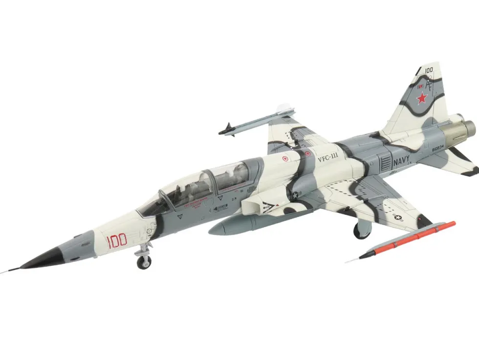 Northrop F-5F Tiger II Aircraft "810834, Franken Tiger, VFC-111 Sundowners" (2023) United States Navy "Air Power Series" 1/72 Diecast Model by Hobby Master