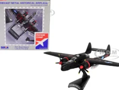 Northrup P 61 Black Widow Fighter Aircraft Lady in the Dark 548th Night Fighter Squadron United States Army Air Forces 1/120 Diecast Model Airplane Postage Stamp PS5334-2