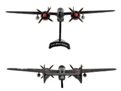 Northrup P 61 Black Widow Fighter Aircraft Lady in the Dark 548th Night Fighter Squadron United States Army Air Forces 1/120 Diecast Model Airplane Postage Stamp PS5334-2