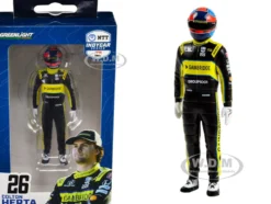 NTT IndyCar Series #26 Colton Herta Driver Figure Gainbridge Andretti Autosport for 1/18 Scale Models Greenlight 11303