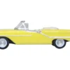 1957 Oldsmobile 88 Convertible Coronado Yellow 1/87 HO Scale Diecast Model Car Oxford Diecast 87OC57001
