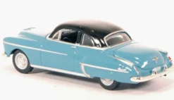1950 Oldsmobile Rocket 88 Coupe Crest Blue Black Top 1/87 HO Scale Diecast Model Car Oxford Diecast 87OR50002