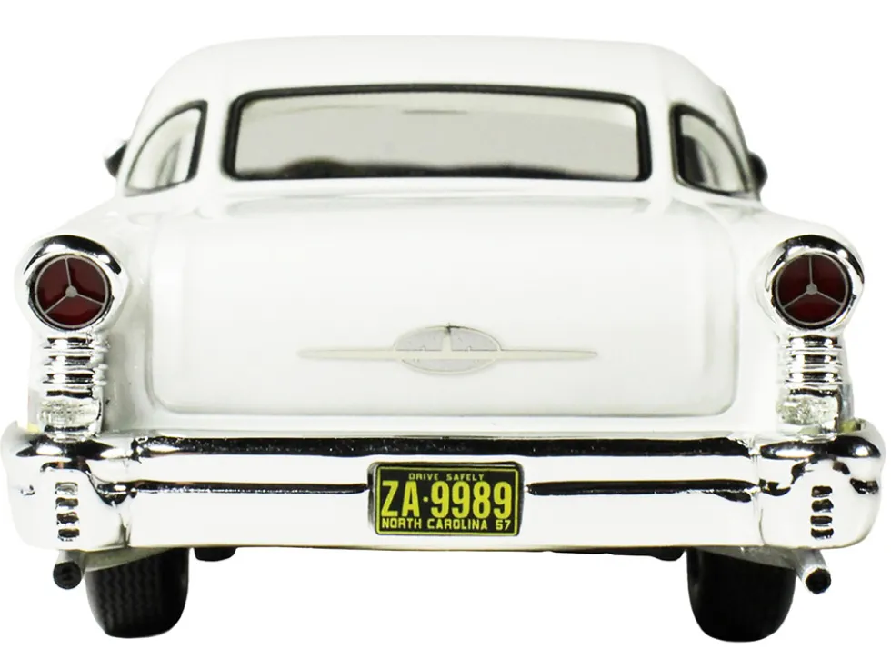 1957 Oldsmobile Starfire Coronado Yellow and Alcan White Limited Edition to 200 pieces Worldwide 1/43 Model Car by Goldvarg Collection