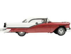 1957 Oldsmobile Starfire Royal Glow Red and Alcan White Limited Edition to 200 pieces Worldwide 1/43 Model Car by Goldvarg Collection