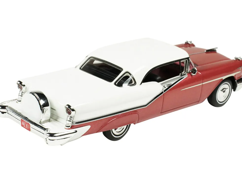 1957 Oldsmobile Starfire Royal Glow Red and Alcan White Limited Edition to 200 pieces Worldwide 1/43 Model Car by Goldvarg Collection