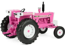 Oliver 1755 Open Station Wide Front Tractor Pink