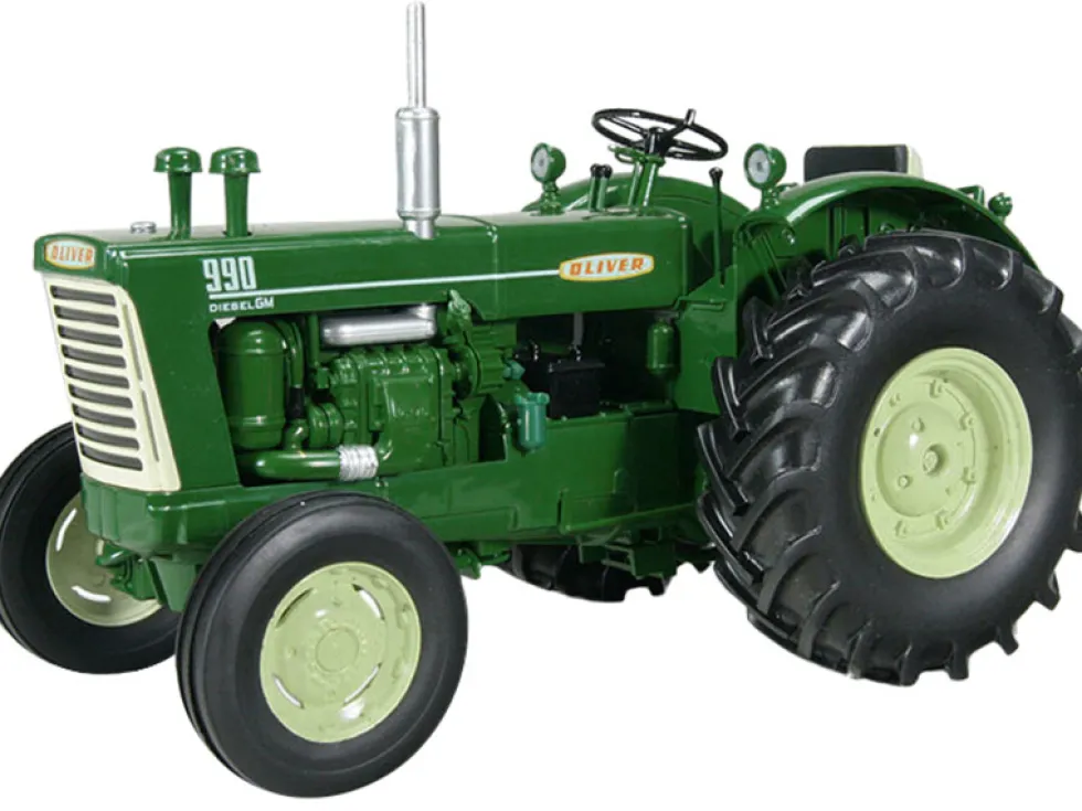 Oliver 990 Wide Front Diesel Tractor Green Classic Series 1/16 Diecast Model SpecCast SCT912