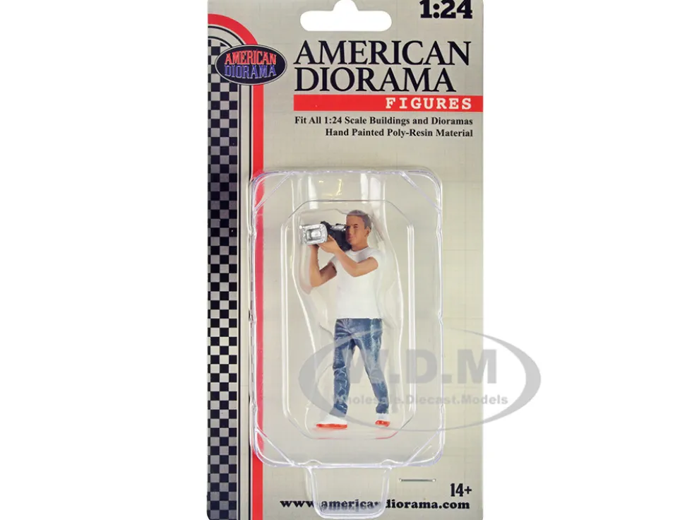 On Air Figure 3 for 1/24 Scale Models American Diorama 24403