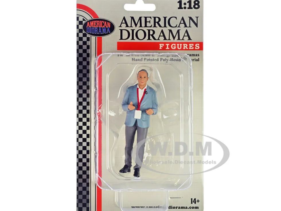On Air Figure 2 for 1/18 Scale Models American Diorama 18402