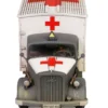 Opel Blitz Kfz.305 Ambulance Gray and White Weathered German Army Armoured Fighting Vehicle Series 1/32 Diecast Model Forces of Valor FOV-801101A