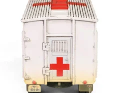 Opel Blitz Kfz.305 Ambulance Gray and White Weathered German Army Armoured Fighting Vehicle Series 1/32 Diecast Model Forces of Valor FOV-801101A