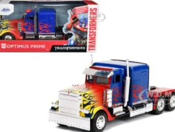 Optimus Prime Truck Robot Chassis Transformers Movie Hollywood Rides Series Diecast Model Jada 99802