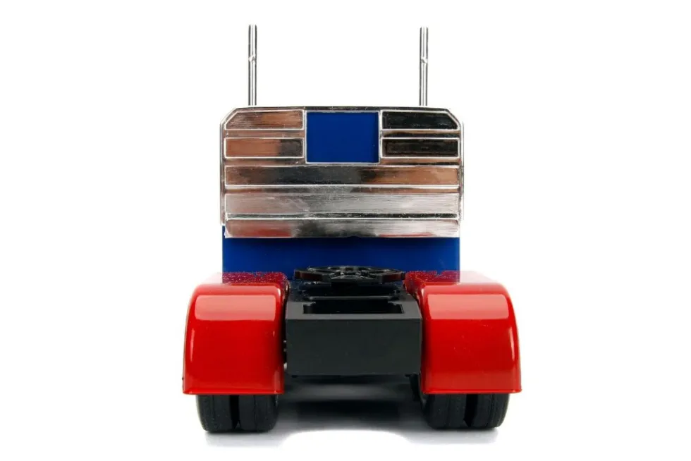 Optimus Prime Truck Robot Chassis Transformers Movie Hollywood Rides Series Diecast Model Jada 30446