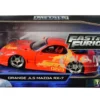 Orange Julius' Mazda RX-7 Fast & Furious Movie 1/24 Diecast Model Car Jada 30747