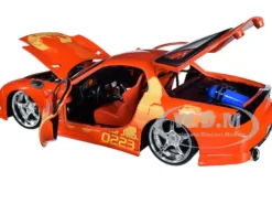 Orange Julius' Mazda RX-7 Fast & Furious Movie 1/24 Diecast Model Car Jada 30747
