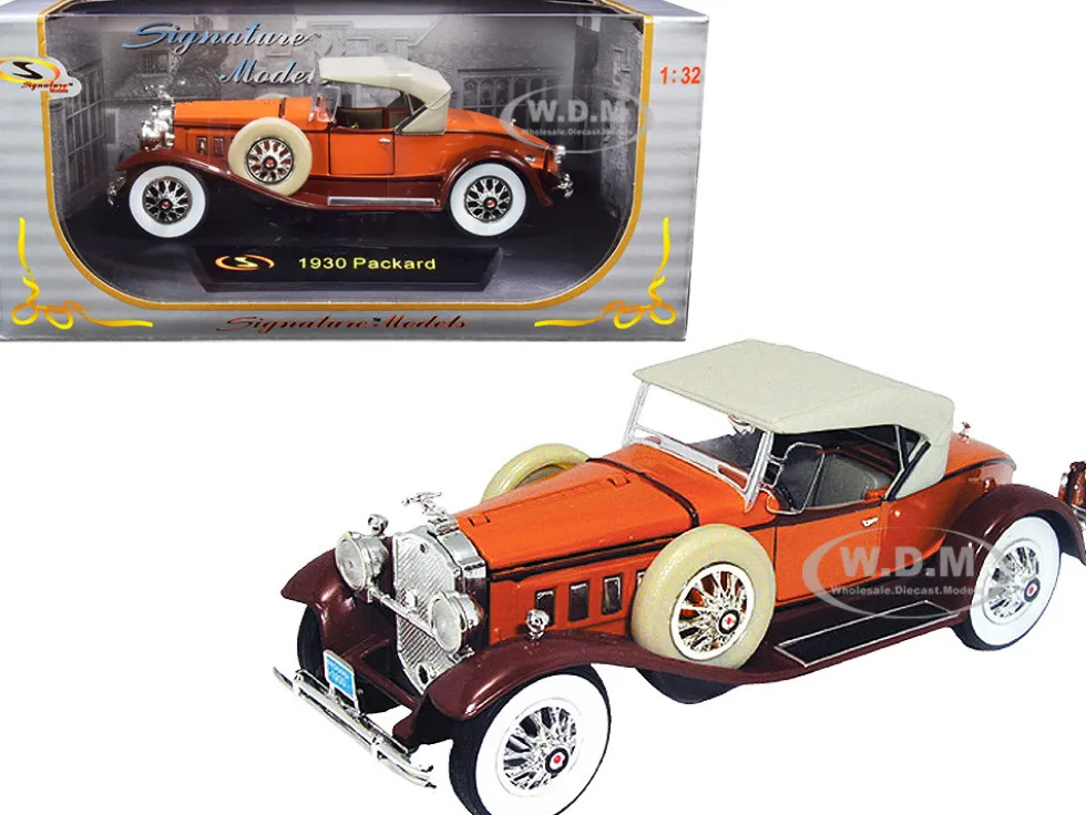 1930 Packard Boattail Speedster Brown 1/32 Diecast Model Car Signature Models 32315