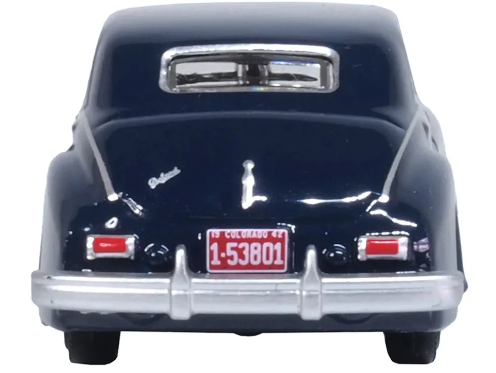 1942 Packard Clipper Touring Sedan Packard Blue 1/87 (HO) Scale Diecast Model Car by Oxford Diecast