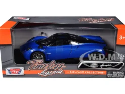 Pagani Huayra Blue 1/24 Diecast Car Model Motormax 79312
