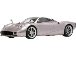 Pagani Huayra Codalunga Iridescent Bronzo Aymara Bronze Metallic with Black Top with DISPLAY CASE Limited Edition to 200 pieces Worldwide 1/18 Model Car by BBR