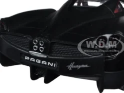Pagani Huayra Matt Black 1/24 Diecast Model Car Motormax 79502