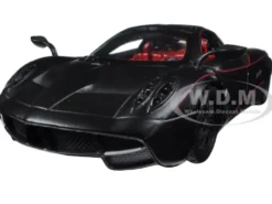 Pagani Huayra Matt Black 1/24 Diecast Model Car Motormax 79502