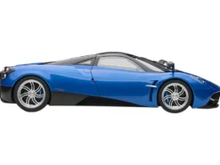 Pagani Huayra Metallic Blue Black Top Silver Wheels 1/12 Model Car Autoart 12232