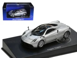 Pagani Huayra Metallic Silver 1/43 Diecast Model Car Autoart 58206