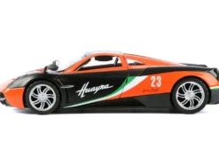 Pagani Huayra #23 Orange and Black with Stripes 