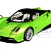 Pagani Huayra Roadster Verde Firenze Green Metallic Carbon Luggage Set 1/18 Model Car Autoart 78288
