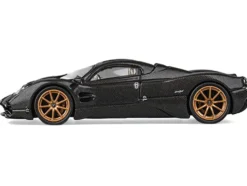 Pagani Utopia Full Carbon with Gold Wheels 1/64 Diecast Model Car by CM Model