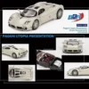 Pagani Utopia Presentation Grigio Rinascimento Silver 1/64 Diecast Model Car by BBR