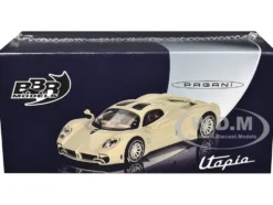 Pagani Utopia Presentation Grigio Rinascimento Silver 1/64 Diecast Model Car by BBR