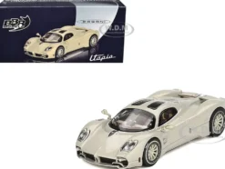 Pagani Utopia Presentation Grigio Rinascimento Silver 1/64 Diecast Model Car by BBR