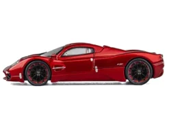 Pagani Utopia Red Metallic with Red Carbon Top 1/64 Diecast Model Car by CM Model