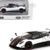 Pagani Zonda Cinque Bianco Benny White Black Global64 Series 1/64 Diecast Model Car Tarmac Works T64G-TL021-WH
