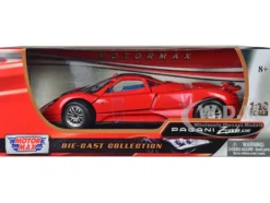Pagani Zonda C12 Red 1/18 Diecast Model Car Motormax 73147